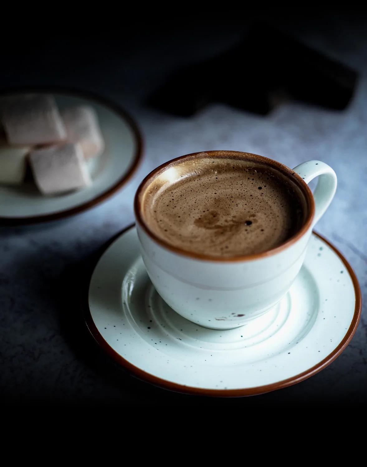 70% dark, marshmallow optional.